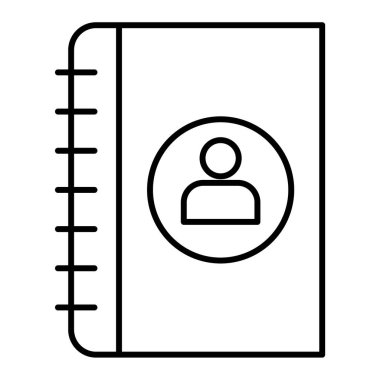 kitap simgesi vektör illüstrasyonu