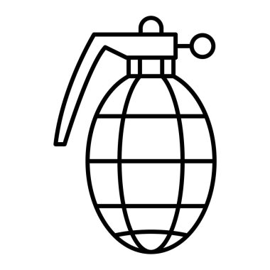 Bomba simgesi vektör illüstrasyonu