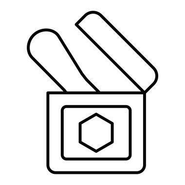 Kutu Simgesinin Vektör illüstrasyonu