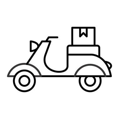 Vektör Taşıma Ana Hattı Simge Tasarımı