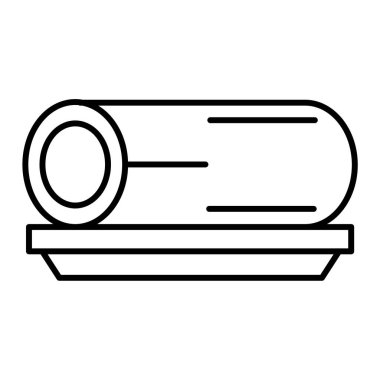 havlu ikonu vektör illüstrasyonu