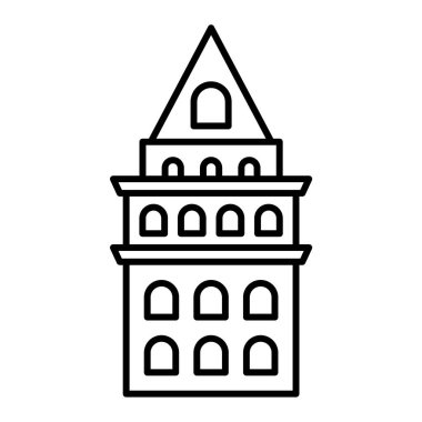 Yapı simgesinin vektör illüstrasyonu