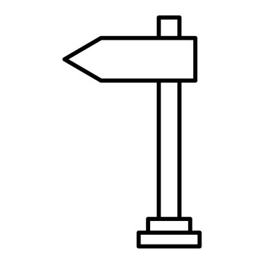 İşaret levhası ve ok işaretinin vektör çizimi. ağ için yol ve bilgi depolama sembolü koleksiyonu.