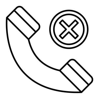 Telefon çağrı ikonu. vektör illüstrasyonu