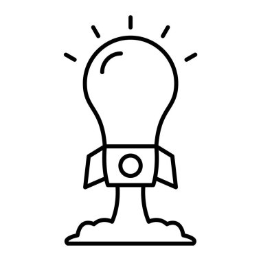 Ampul, lamba ve açık renk simgesi.