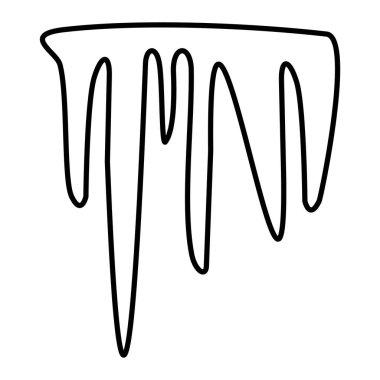 Bir fırça çiziminin vektör çizimi