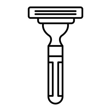 jilet simgesi. Web için fırça vektör çizgisi simgelerinin özet çizimi