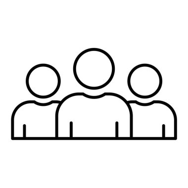 insanlar simge vektör illüstrasyonu