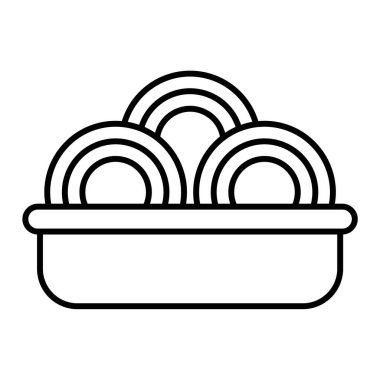 yiyecek ikonu vektör illüstrasyonu