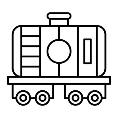 tren simgesi vektör illüstrasyonu