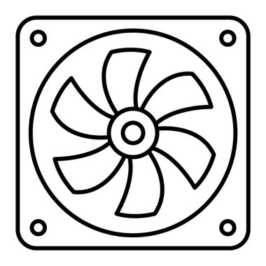 Hayran ikonu. vektör illüstrasyonu