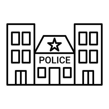 Otel vektör simgesi modern basit ve minimalist düz biçim