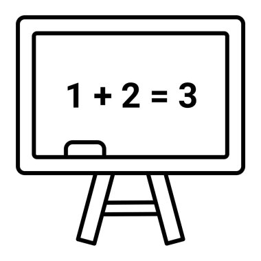 Matematiksel formüllü karatahta