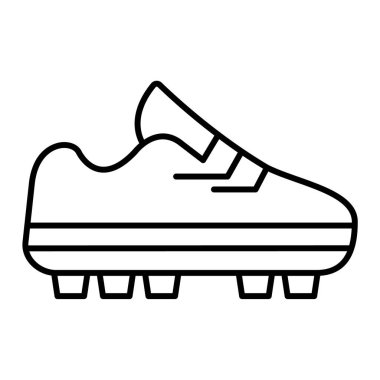 spor ayakkabı ikonu vektör illüstrasyonu