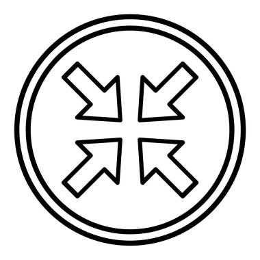 Ok simgesi. Web için ok vektör simgelerinin özet çizimi