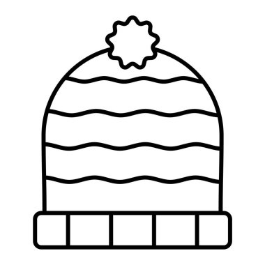 hat simgesi vektör illüstrasyon tasarımı