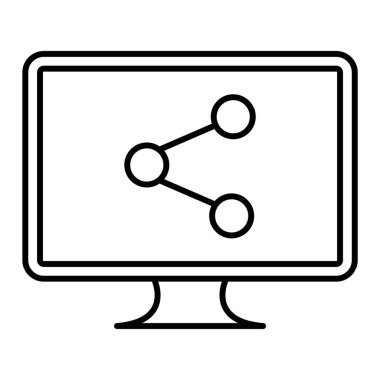 bilgisayar ağ kutsal kişilerin resmi. vektör çizim