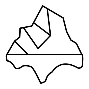 Bir yıldız simgesinin vektör illüstrasyonu