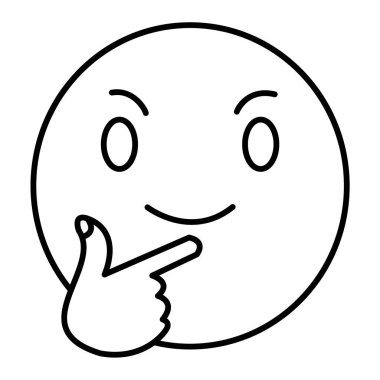 Mutlu bir yüz çizimi