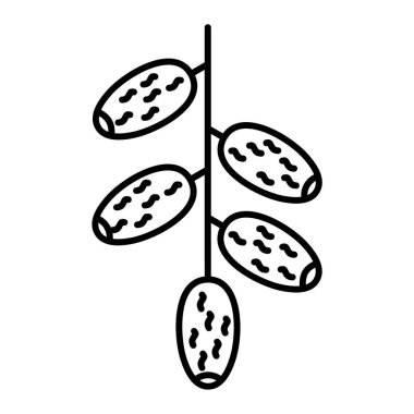 Yiyecek ve içecek sembolünün vektör çizimi