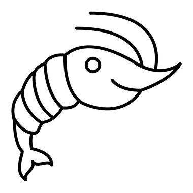 balık simgesi vektör illüstrasyonu