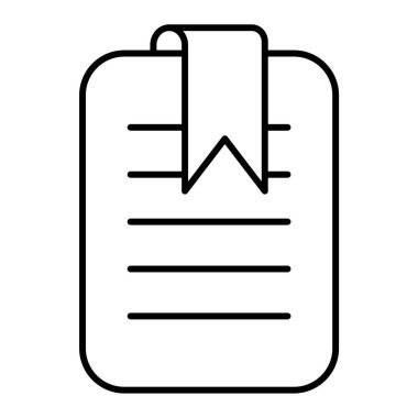 belge simgesi vektör illüstrasyonu