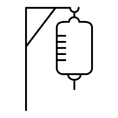 Şırınga simgesinin vektör illüstrasyonu