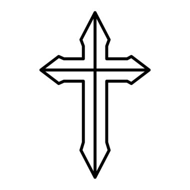 Moda biçimi izole edilmiş arkaplanda çapraz simge