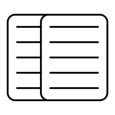 belge simgesi vektör illüstrasyonu