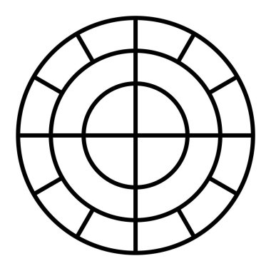 hedef simge vektör illüstrasyonu