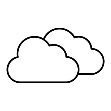 Bulut hesaplama simgesi vektör illüstrasyonu