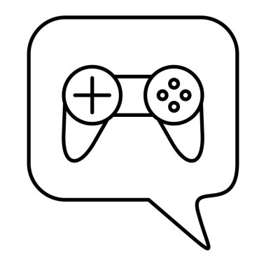 Video oyunu denetleyici simge vektör illüstrasyon tasarımı