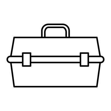 evrak çantası ikonu vektör illüstrasyonu