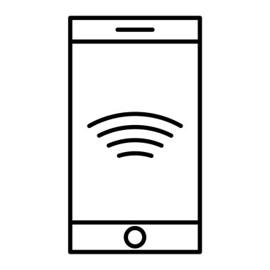 Akıllı telefon aygıtı teknoloji vektör illüstrasyonu