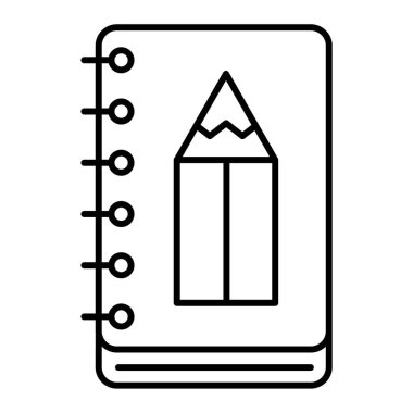 kalem simgesi vektör illüstrasyonu