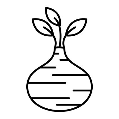 bitki simgesi vektör illüstrasyonu