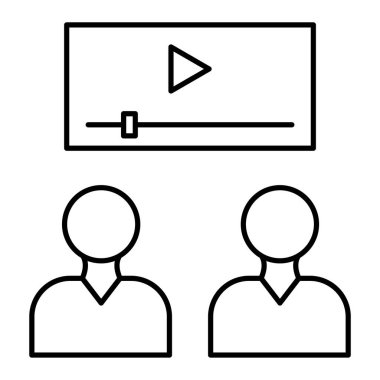 seo modern simgesinin vektör illüstrasyonu