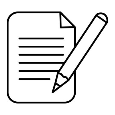 kalem simgesi vektör illüstrasyonu