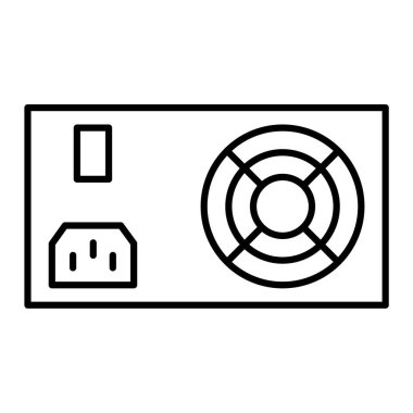 Çemberdeki bilgisayar ve kontrol simgesinin vektör illüstrasyonu