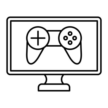 Video oyunu konsolu vektör illüstrasyon tasarımı