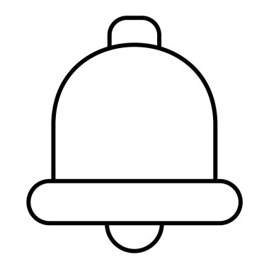 Zil. Web simgesi basit illüstrasyon