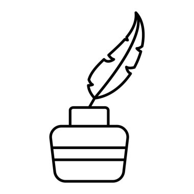 Tüylü ikon vektör illüstrasyonu