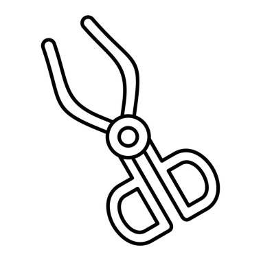 makas simgesi vektör illüstrasyonu