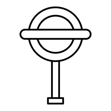 çizgi resim ikonu. Web tasarımı için vektör simgelerinin özet çizimi