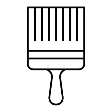 boya fırçası ikonu. vektör illüstrasyonu
