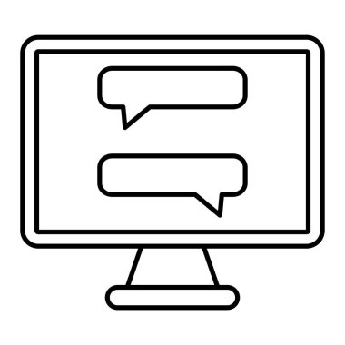 Konuşma baloncukları vektör illüstrasyon tasarımı