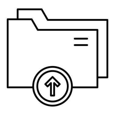 Dosya. Web simgesi basit illüstrasyon