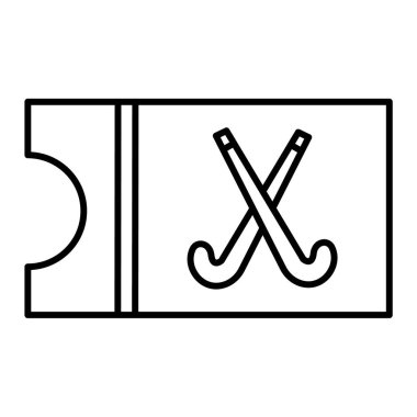 Bir beyzbol ikonunun vektör illüstrasyonu