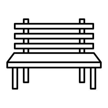 Web ve mobil uygulama tasarımınız için beyaz arkaplanda izole edilmiş bank simgesi vektörü, sandalye logosu konsepti