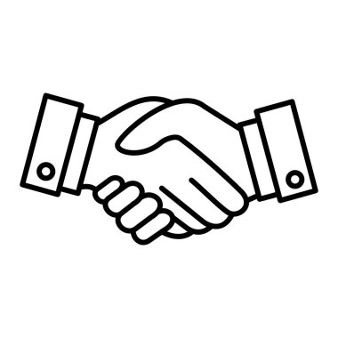 El sıkışma simgesi vektör illüstrasyonu